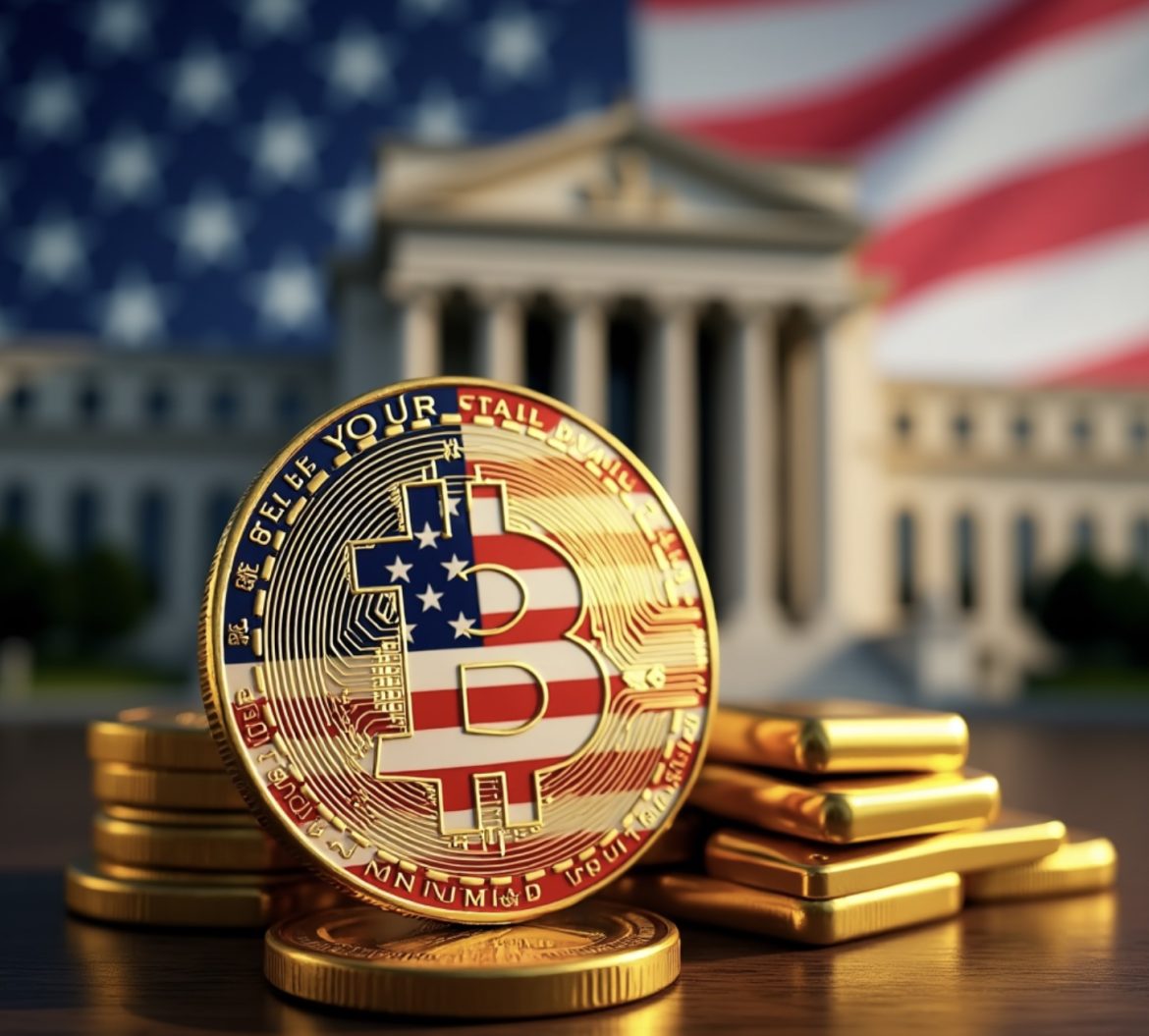 bitcoin usa flag